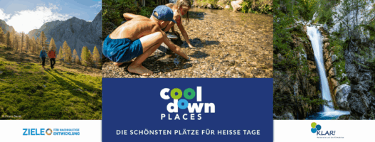 Cool Down Places für heiße Tage