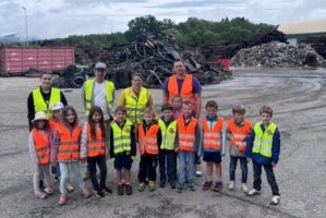 Exkursion des Kindergartens Keutschach zur KAB Klagenfurt – Recycling hautnah erleben